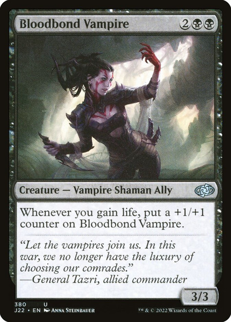 Bloodbond Vampire\nJumpstart 2022\nSingle\nMagic The Gathering