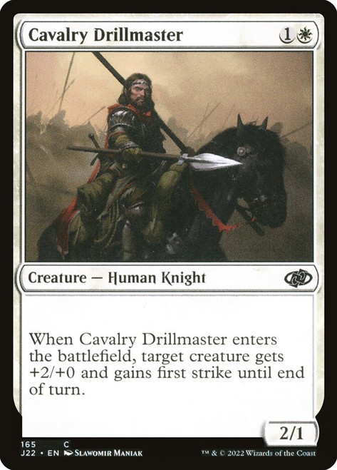 Cavalry Drillmaster\nJumpstart 2022\nSingle\nMagic The Gathering