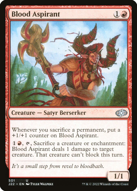 Blood Aspirant\nJumpstart 2022\nSingle\nMagic The Gathering