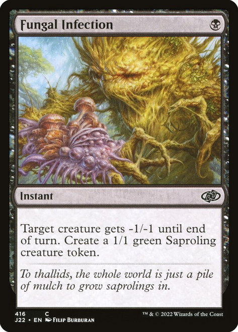 Fungal Infection\nJumpstart 2022\nSingle\nMagic The Gathering