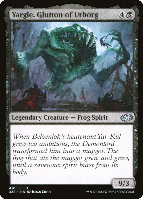 Yargle, Glutton of Urborg\nJumpstart 2022\nSingle\nMagic The Gathering