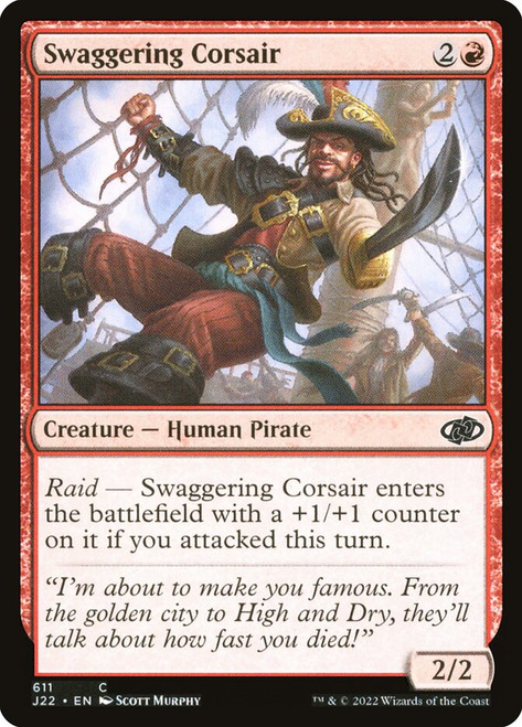 Swaggering Corsair\nJumpstart 2022\nSingle\nMagic The Gathering