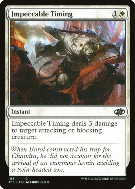 Impeccable Timing\nJumpstart 2022\nSingle\nMagic The Gathering