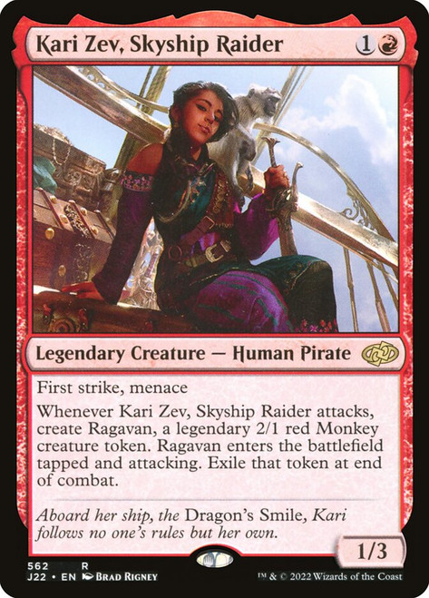 Kari Zev, Skyship Raider\nJumpstart 2022\nSingle\nMagic The Gathering