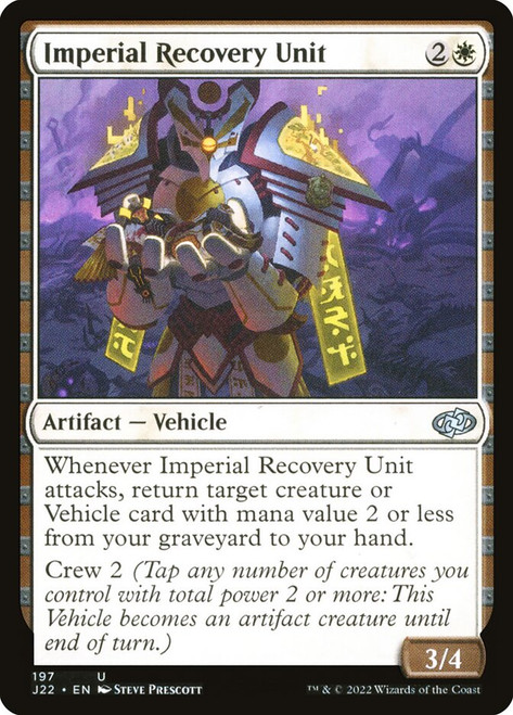 Imperial Recovery Unit\nJumpstart 2022\nSingle\nMagic The Gathering