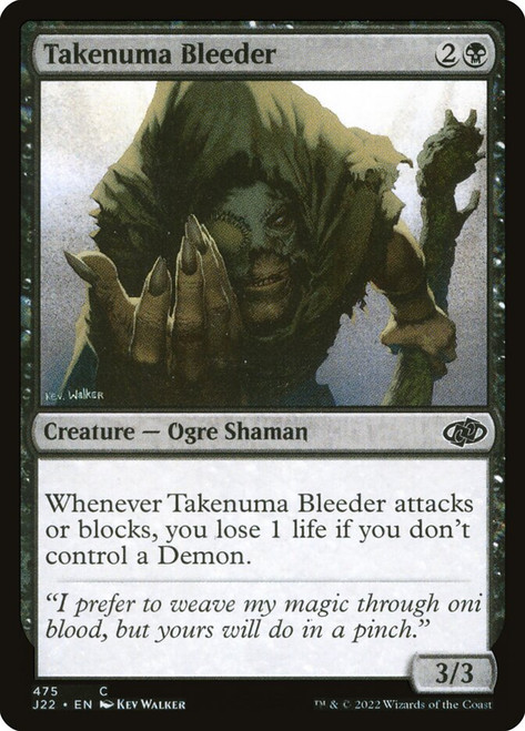 Takenuma Bleeder\nJumpstart 2022\nSingle\nMagic The Gathering