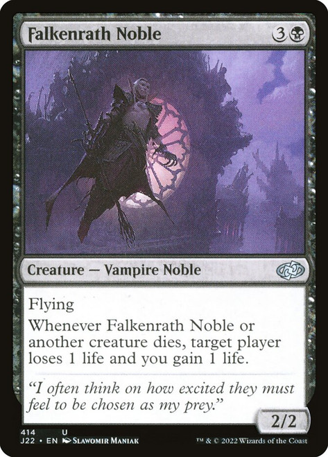 Falkenrath Noble\nJumpstart 2022\nSingle\nMagic The Gathering