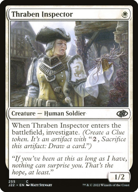 Thraben Inspector\nJumpstart 2022\nSingle\nMagic The Gathering