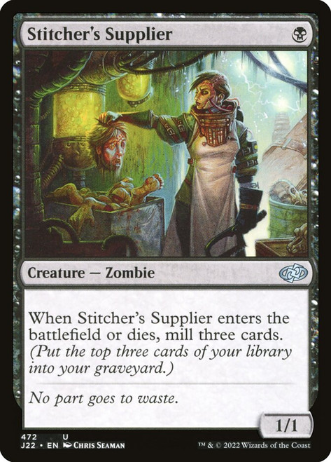 Stitcher's Supplier\nJumpstart 2022\nSingle\nMagic The Gathering