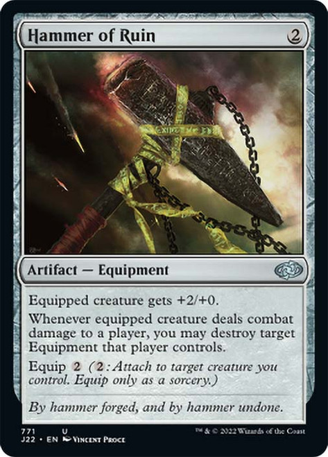 Hammer of Ruin\nJumpstart 2022\nSingle\nMagic The Gathering