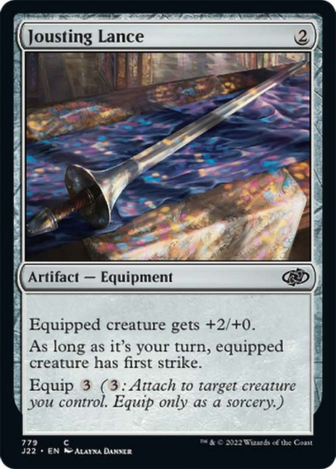Jousting Lance\nJumpstart 2022\nSingle\nMagic The Gathering