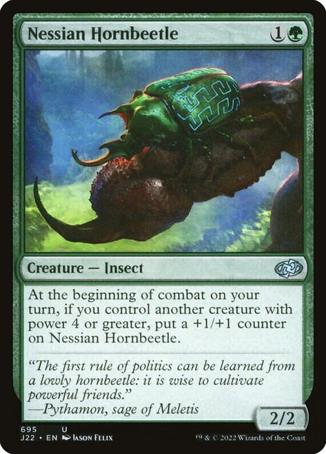 Nessian Hornbeetle\nJumpstart 2022\nSingle\nMagic The Gathering
