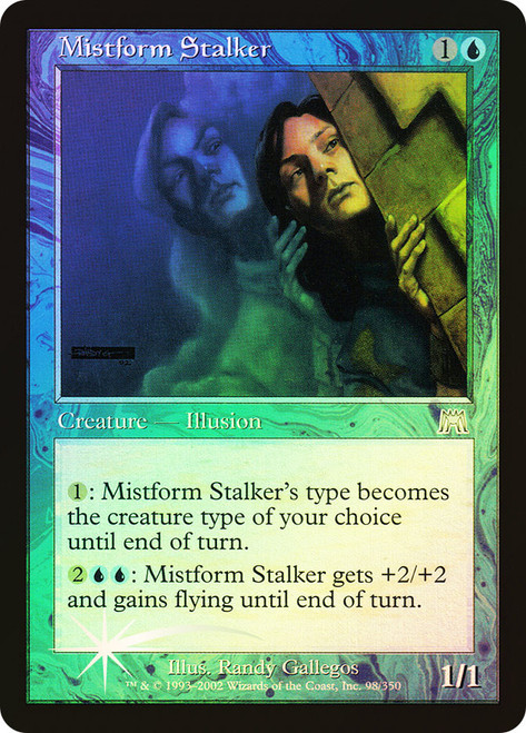 Mistform Stalker\nOnslaught\nSingle\nMagic The Gathering