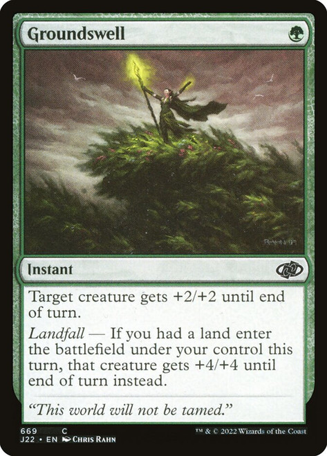 Groundswell\nJumpstart 2022\nSingle\nMagic The Gathering