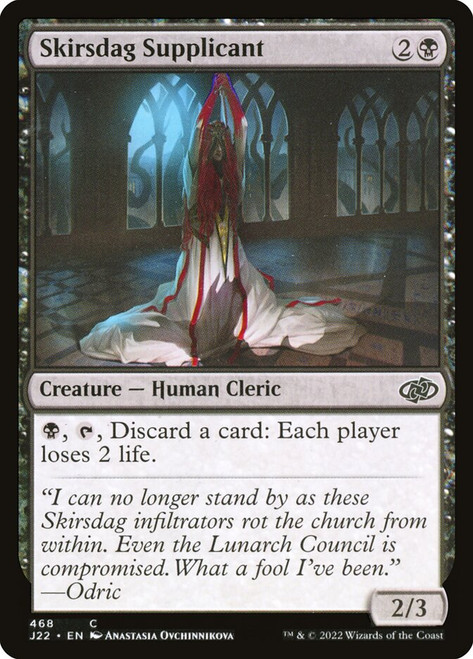 Skirsdag Supplicant\nJumpstart 2022\nSingle\nMagic The Gathering