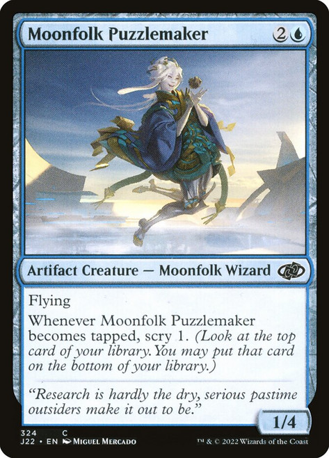 Moonfolk Puzzlemaker\nJumpstart 2022\nSingle\nMagic The Gathering