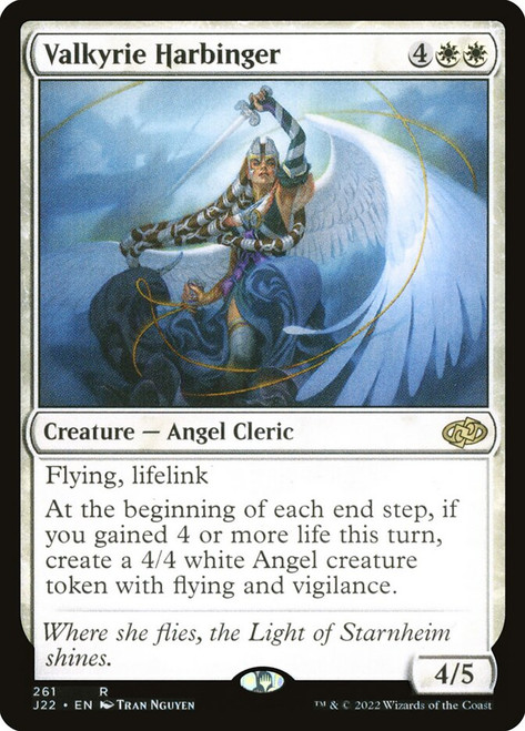 Valkyrie Harbinger\nJumpstart 2022\nSingle\nMagic The Gathering