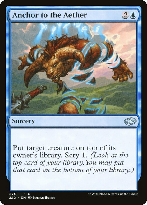 Anchor to the Aether\nJumpstart 2022\nSingle\nMagic The Gathering