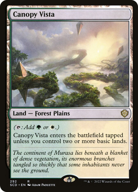Canopy Vista\nStarter Commander Decks\nSingle\nMagic The Gathering