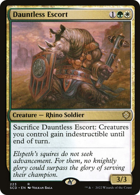Dauntless Escort\nStarter Commander Decks\nSingle\nMagic The Gathering