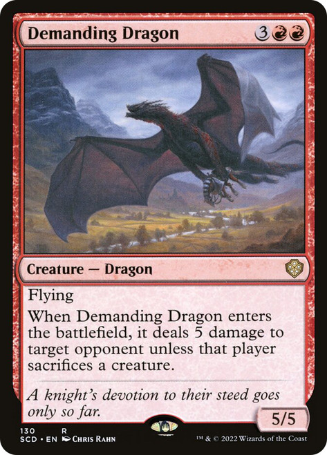 Demanding Dragon\nStarter Commander Decks\nSingle\nMagic The Gathering
