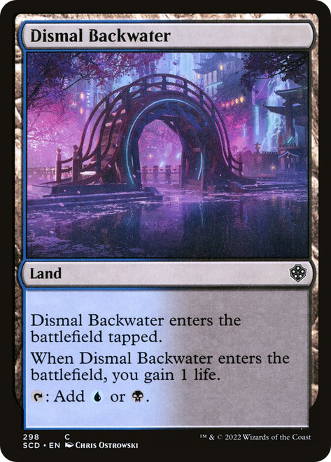 Dismal Backwater\nStarter Commander Decks\nSingle\nMagic The Gathering