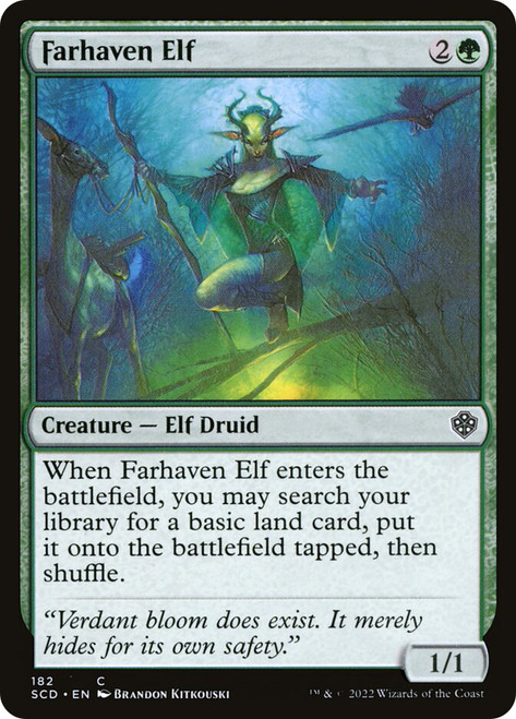 Farhaven Elf\nStarter Commander Decks\nSingle\nMagic The Gathering