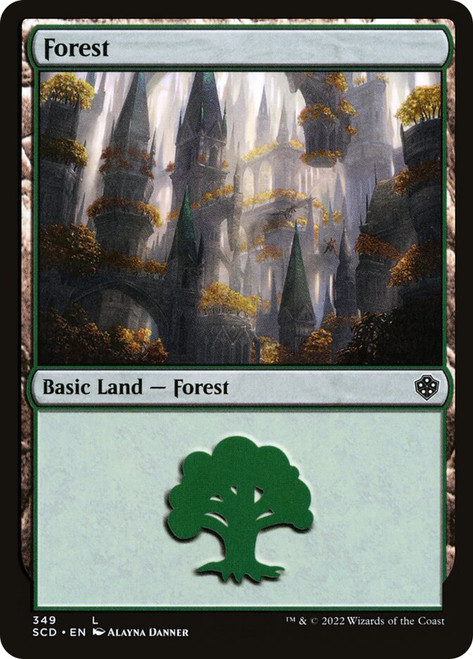 Forest (#349)\nStarter Commander Decks\nSingle\nMagic The Gathering