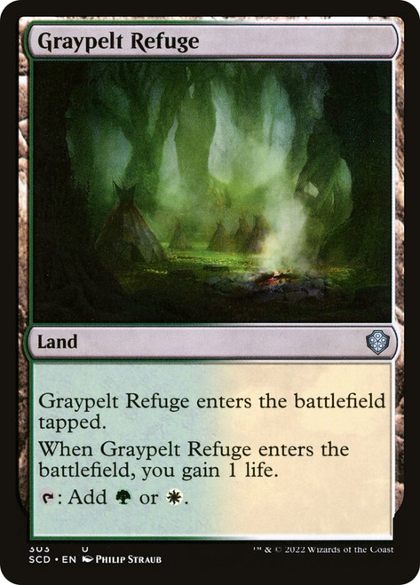 Graypelt Refuge\nStarter Commander Decks\nSingle\nMagic The Gathering