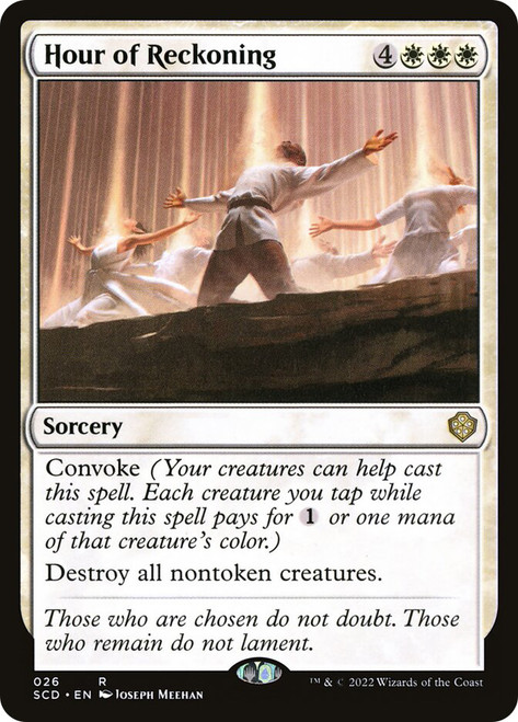 Hour of Reckoning\nStarter Commander Decks\nSingle\nMagic The Gathering