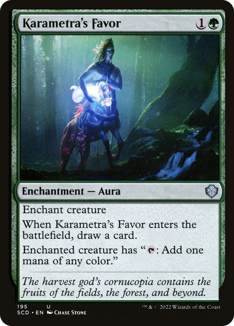 Karametra's Favor\nStarter Commander Decks\nSingle\nMagic The Gathering