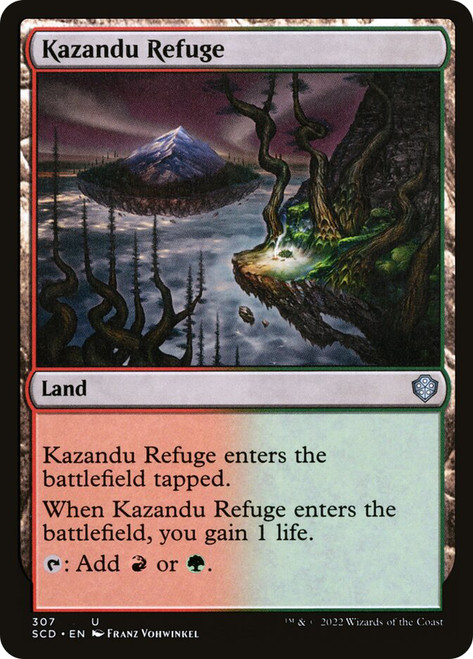 Kazandu Refuge\nStarter Commander Decks\nSingle\nMagic The Gathering