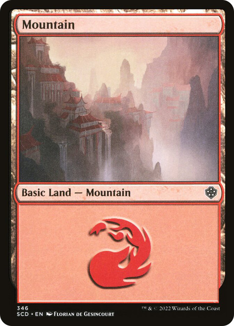 Mountain (#346)\nStarter Commander Decks\nSingle\nMagic The Gathering