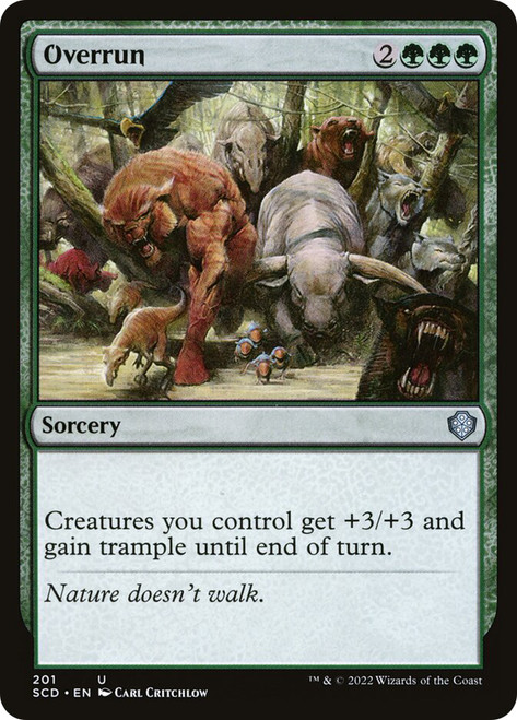 Overrun\nStarter Commander Decks\nSingle\nMagic The Gathering