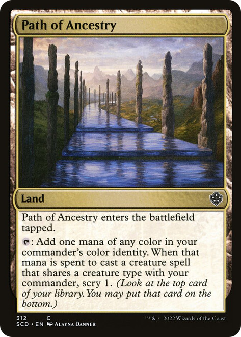 Path of Ancestry\nStarter Commander Decks\nSingle\nMagic The Gathering