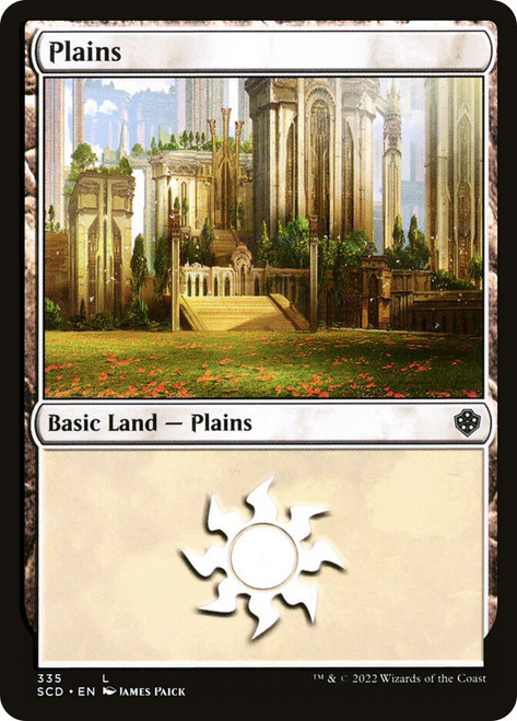 Plains (#335)\nStarter Commander Decks\nSingle\nMagic The Gathering