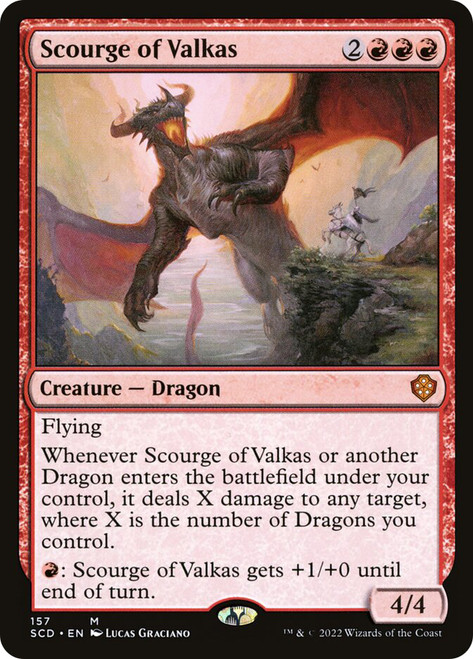 Scourge of Valkas\nStarter Commander Decks\nSingle\nMagic The Gathering