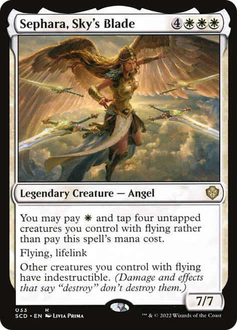 Sephara, Sky's Blade\nStarter Commander Decks\nSingle\nMagic The Gathering