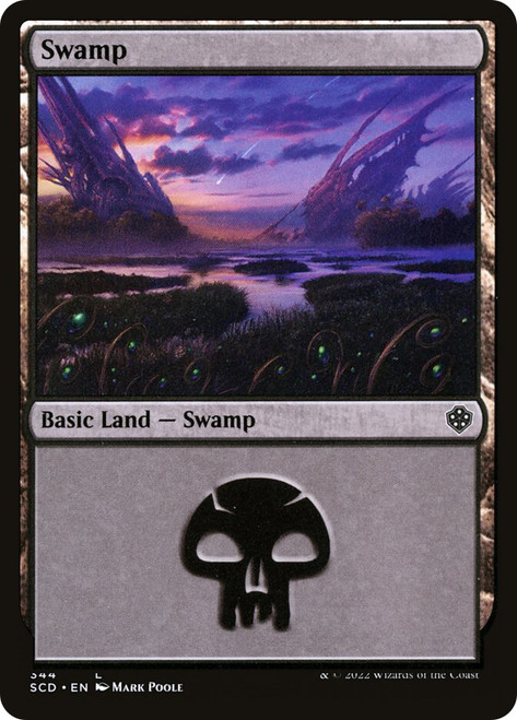 Swamp (#344)\nStarter Commander Decks\nSingle\nMagic The Gathering