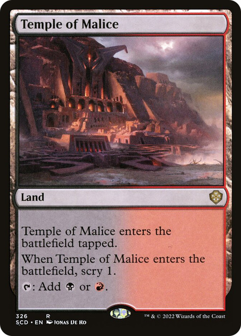 Temple of Malice\nStarter Commander Decks\nSingle\nMagic The Gathering