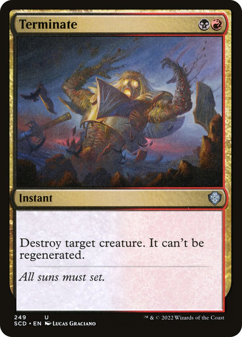 Terminate\nStarter Commander Decks\nSingle\nMagic The Gathering
