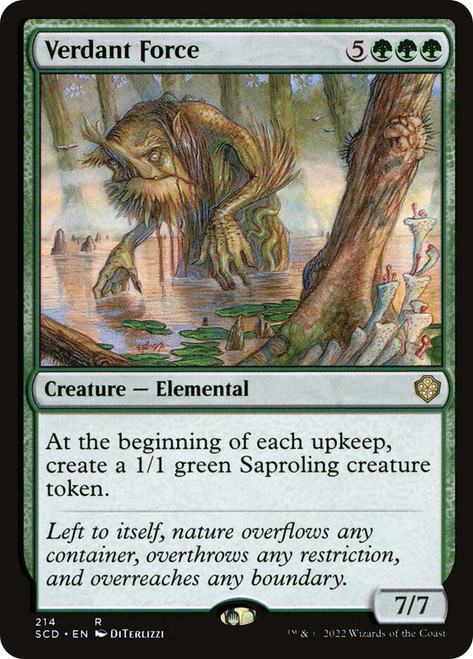 Verdant Force\nStarter Commander Decks\nSingle\nMagic The Gathering