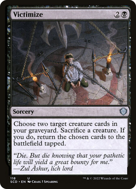 Victimize\nStarter Commander Decks\nSingle\nMagic The Gathering