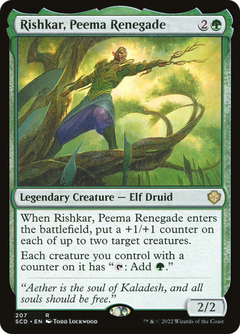 Rishkar, Peema Renegade\nStarter Commander Decks\nSingle\nMagic The Gathering