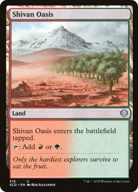 Shivan Oasis\nStarter Commander Decks\nSingle\nMagic The Gathering