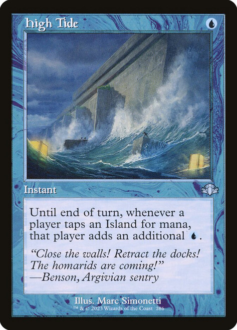 High Tide (Retro Frame)\nDominaria Remastered - Retro Frame\nSingle\nMagic The Gathering