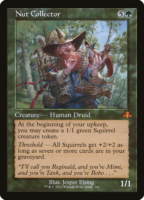 Nut Collector (Retro Frame)\nDominaria Remastered - Retro Frame\nSingle\nMagic The Gathering