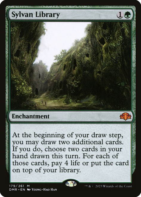 Sylvan Library\nDominaria Remastered\nSingle\nMagic The Gathering