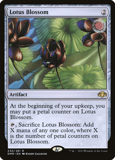 Lotus Blossom\nDominaria Remastered\nSingle\nMagic The Gathering