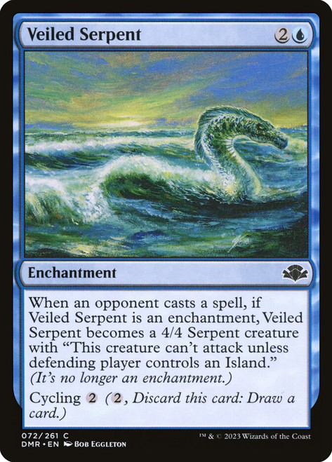 Veiled Serpent\nDominaria Remastered\nSingle\nMagic The Gathering
